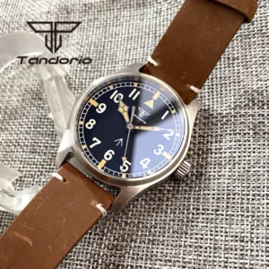 kf Sf8a49f9e05444db2ae9724ba9a8445b0y Tandorio Fashion 39mm Pilot Men s Dive Automatic Watch 20Bar NH35A PT5000 Movement Sapphire Glass Luminous
